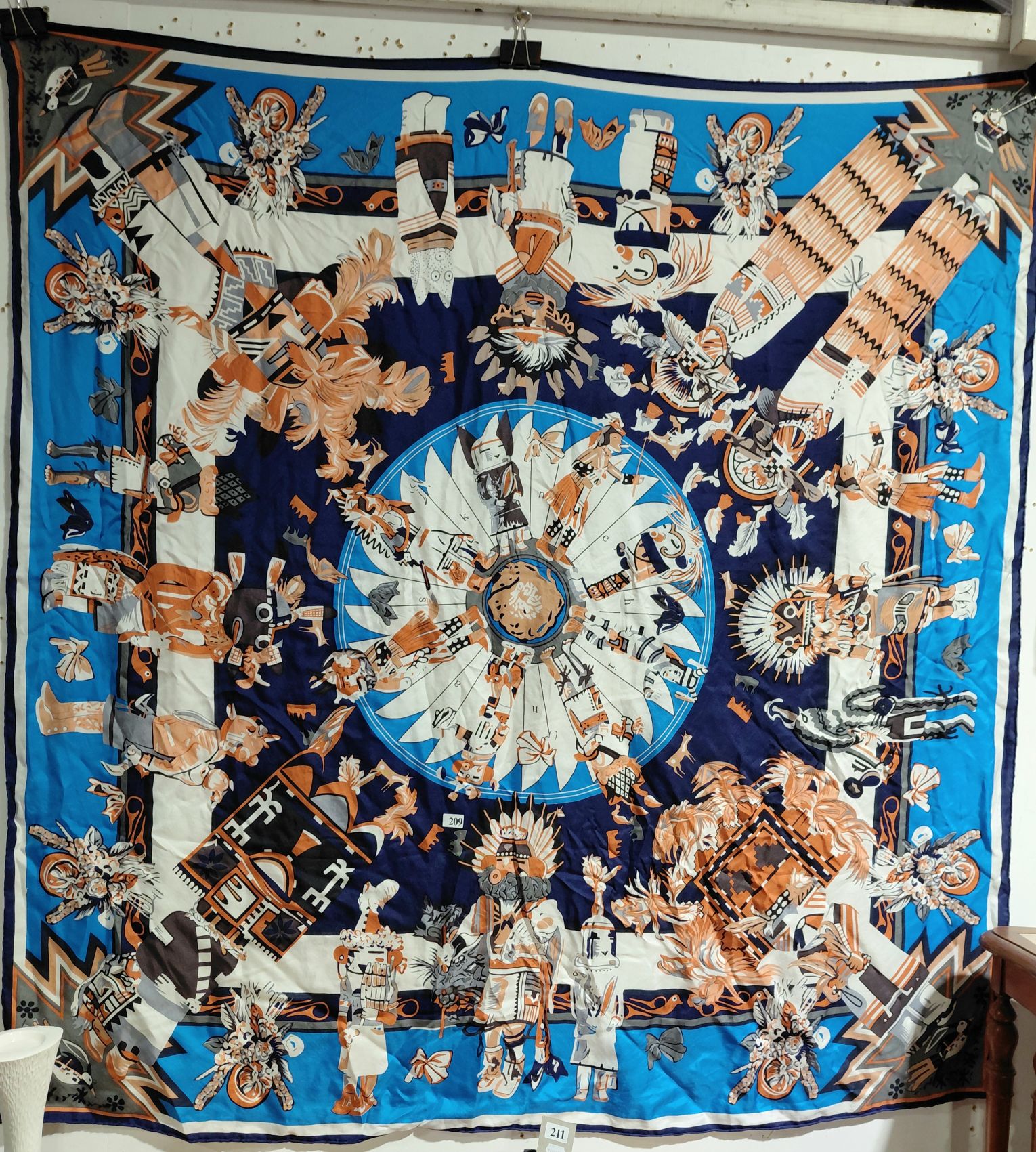 209 · LARGE SILK FASHION SCARF