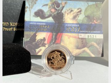 2007 ELIZABETH II PROOF GOLD SOVEREIGN