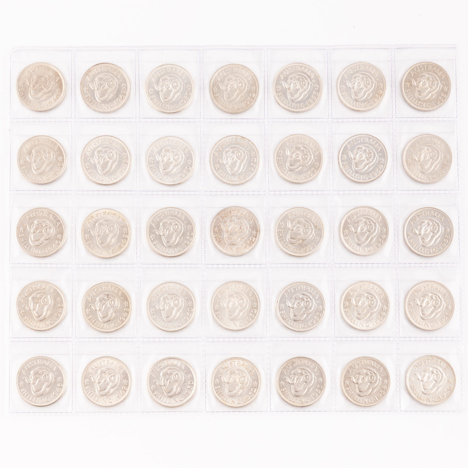 George VI - Elizabeth II, Shilling, 1946 - 1956, EF - aUNC