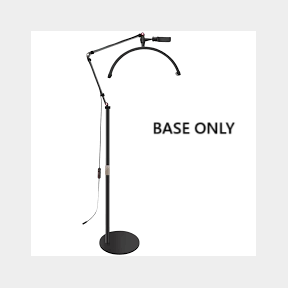 Half Moon Adjustable Beauty LED Floor Lamp - Black -| Bar 9902186236086 BASE ONLY- 51745/10046- B4 (S8)