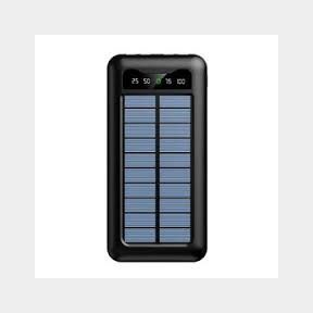 Solar Powerbank with Built in Cables and Torch-Bar 9902196714369- 51745/27981