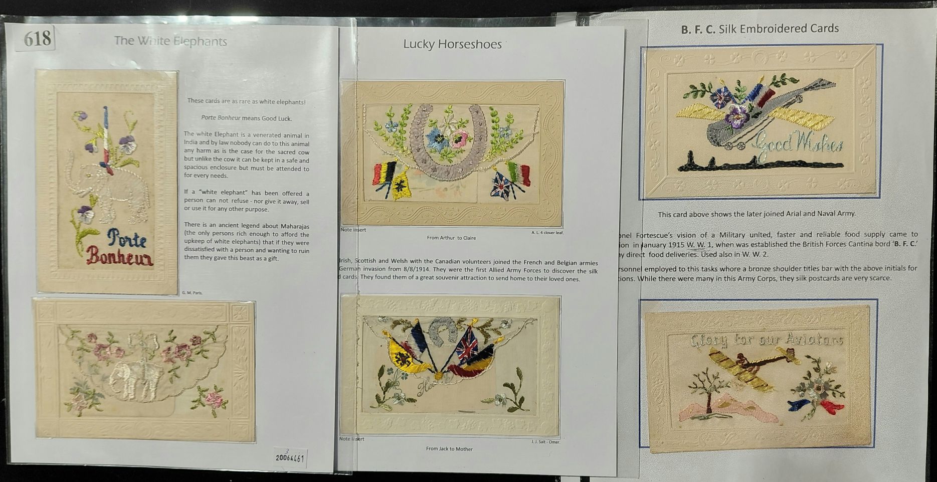 618 · SILK POSTCARDS - GOOD LUCK