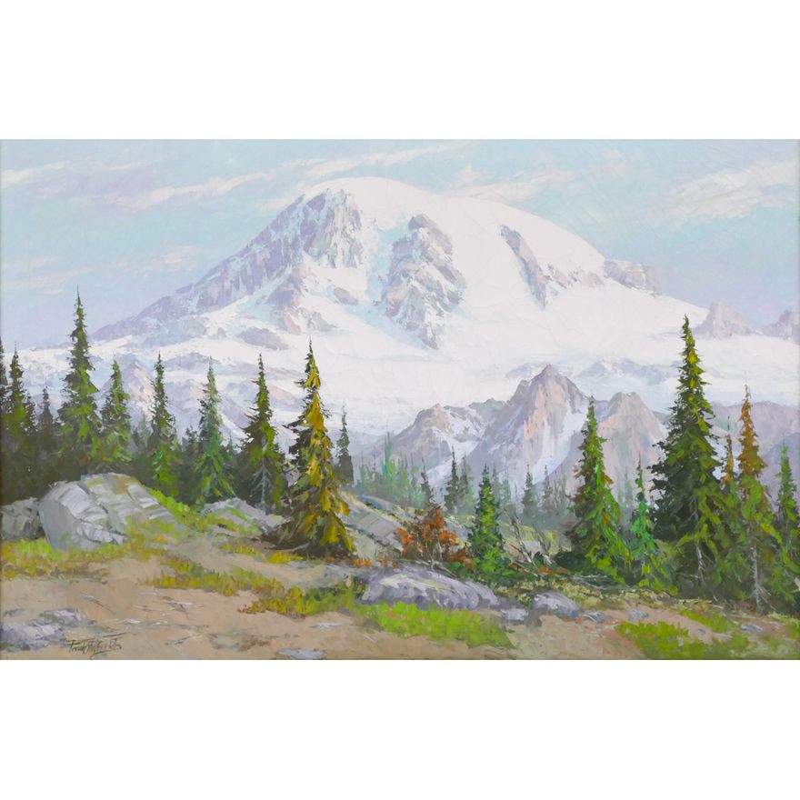 Fred Oldfield ''Mount Rainier'' Oil