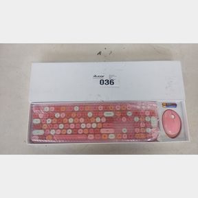 KB-001-PI KEYBOARD MOUSE SET-PINK(KB-001-PI) - IMIX HOME