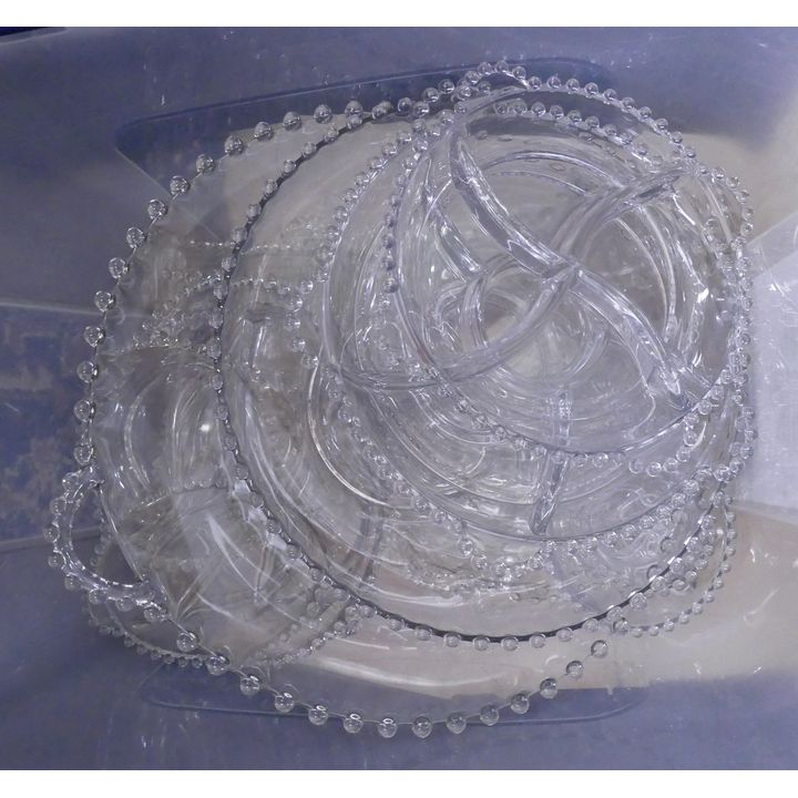 Tote Candlewick Glass