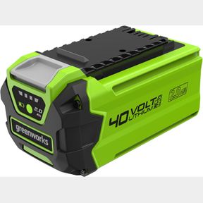 GREENWORKS 40V 2.0AH LITHIUM-ION BATTERY (GENUINE GREENWORKS BATTERY / 75+ COMPATIBLE TOOLS)