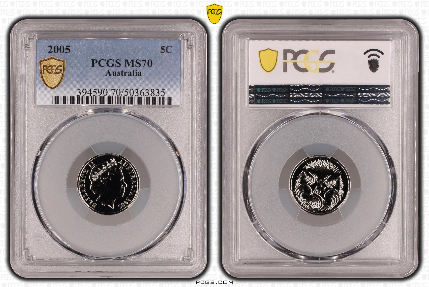 POP 10/0, Five Cent, 2005, PCGS MS70