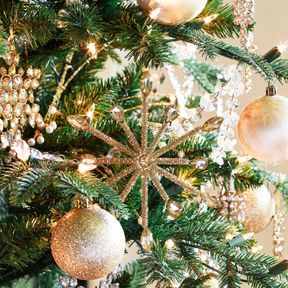 Martha Stewart Gold White Ornament Set 50 Pack Martha Stewart Holidays |