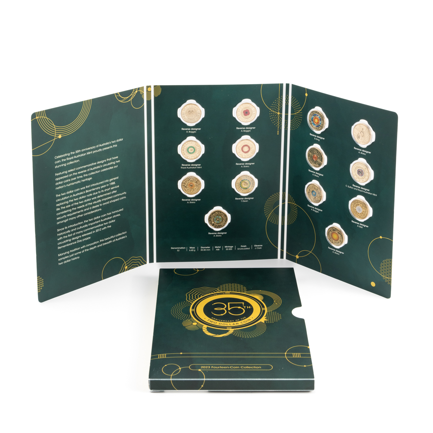 Elizabeth II, 35th Anniversary, Two Dollar, 2023, CHU