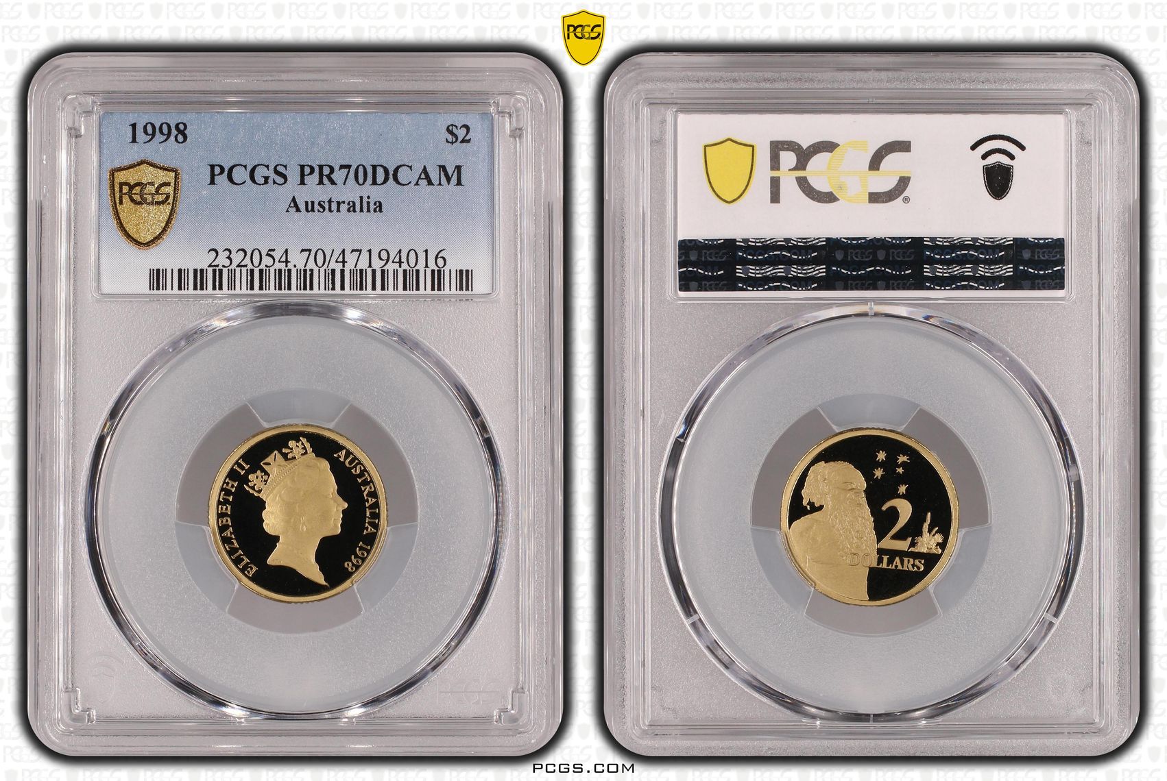 Elizabeth II, Pop 3/0, Two Dollar, 1998, PCGS PR70DCAM