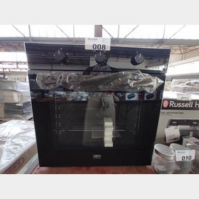 DEFY 60CM SLIMLINE EYE-LEVEL OVEN DBO483E - BLACK GLASS