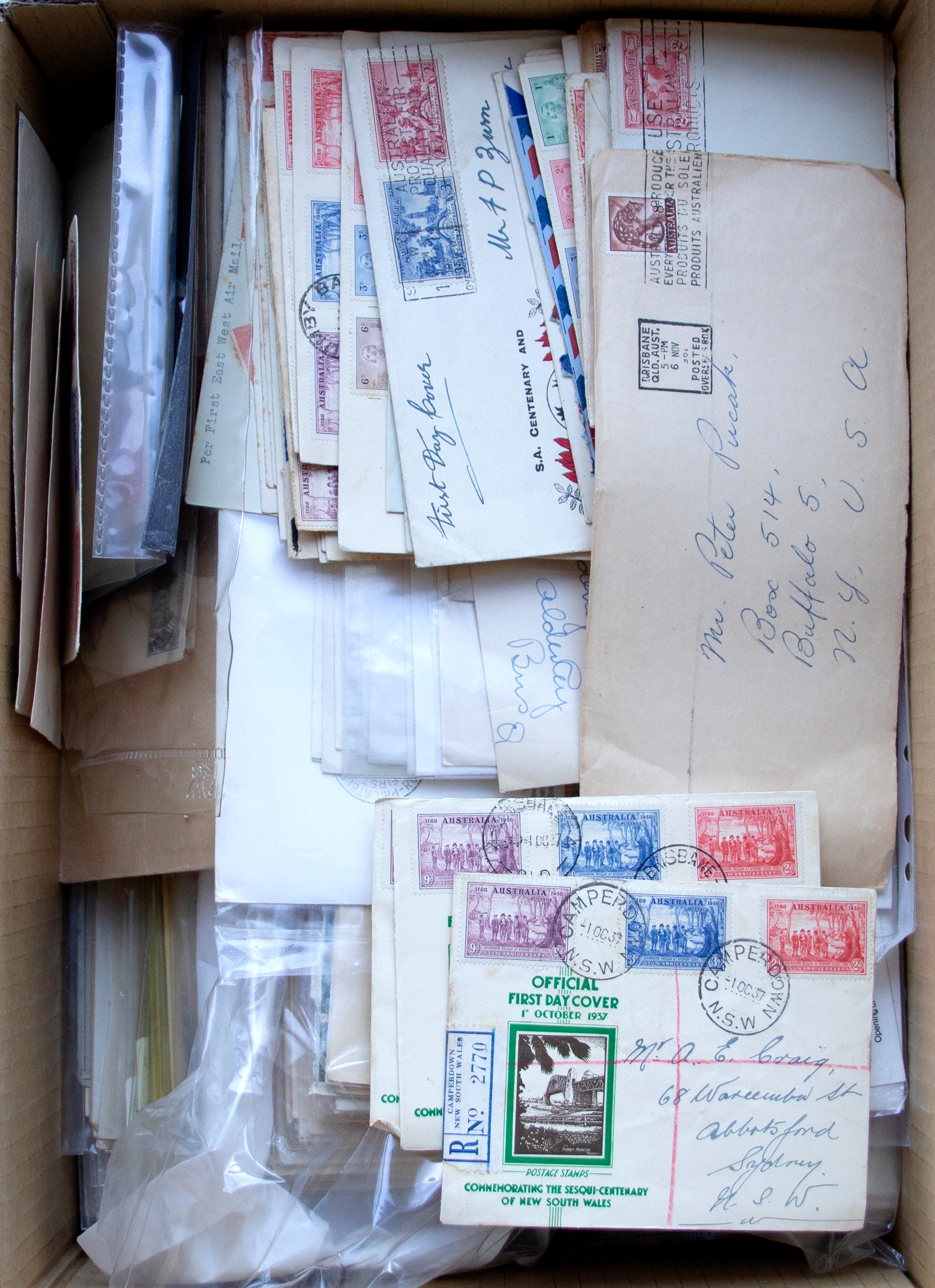 Accumulation, Pre-Decimal First Day Covers, 1920s - 1960s, Good