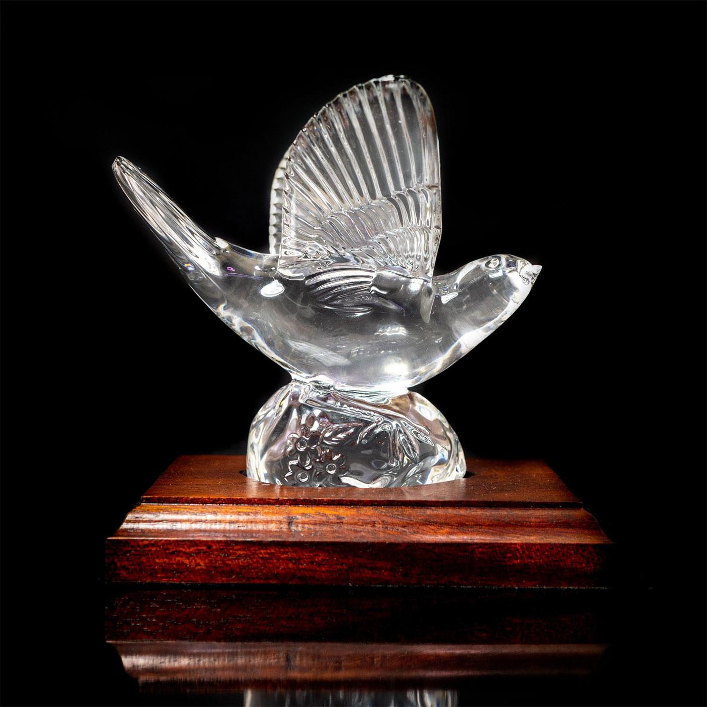 Waterford Crystal Bird Figurine, Nightingale