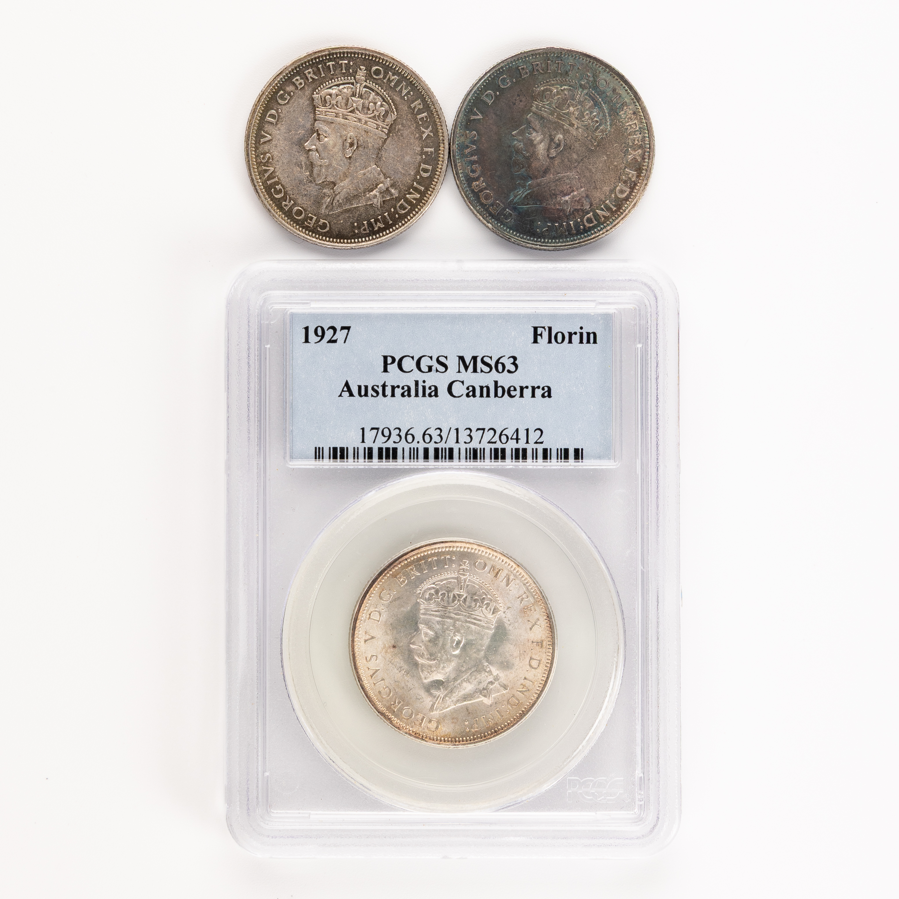 George V, Canberra, Florin, 1927, UNC - CHU