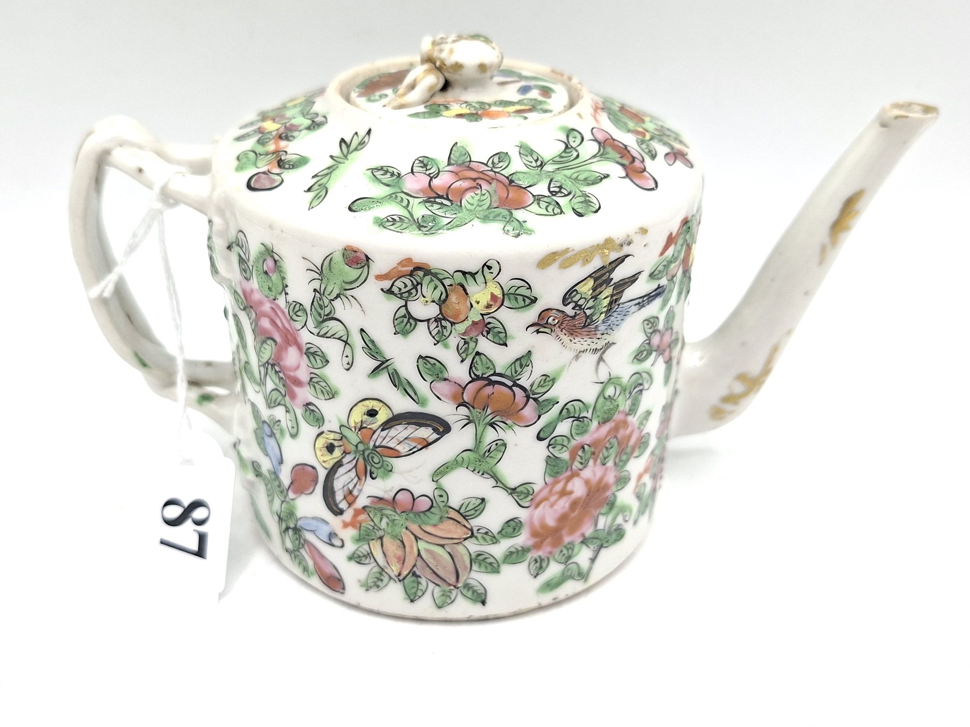 Canton Famille Rose Teapot