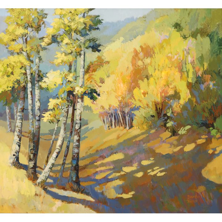 Deirdre Tucker ''Summer Gold'' (Landscape) Oil