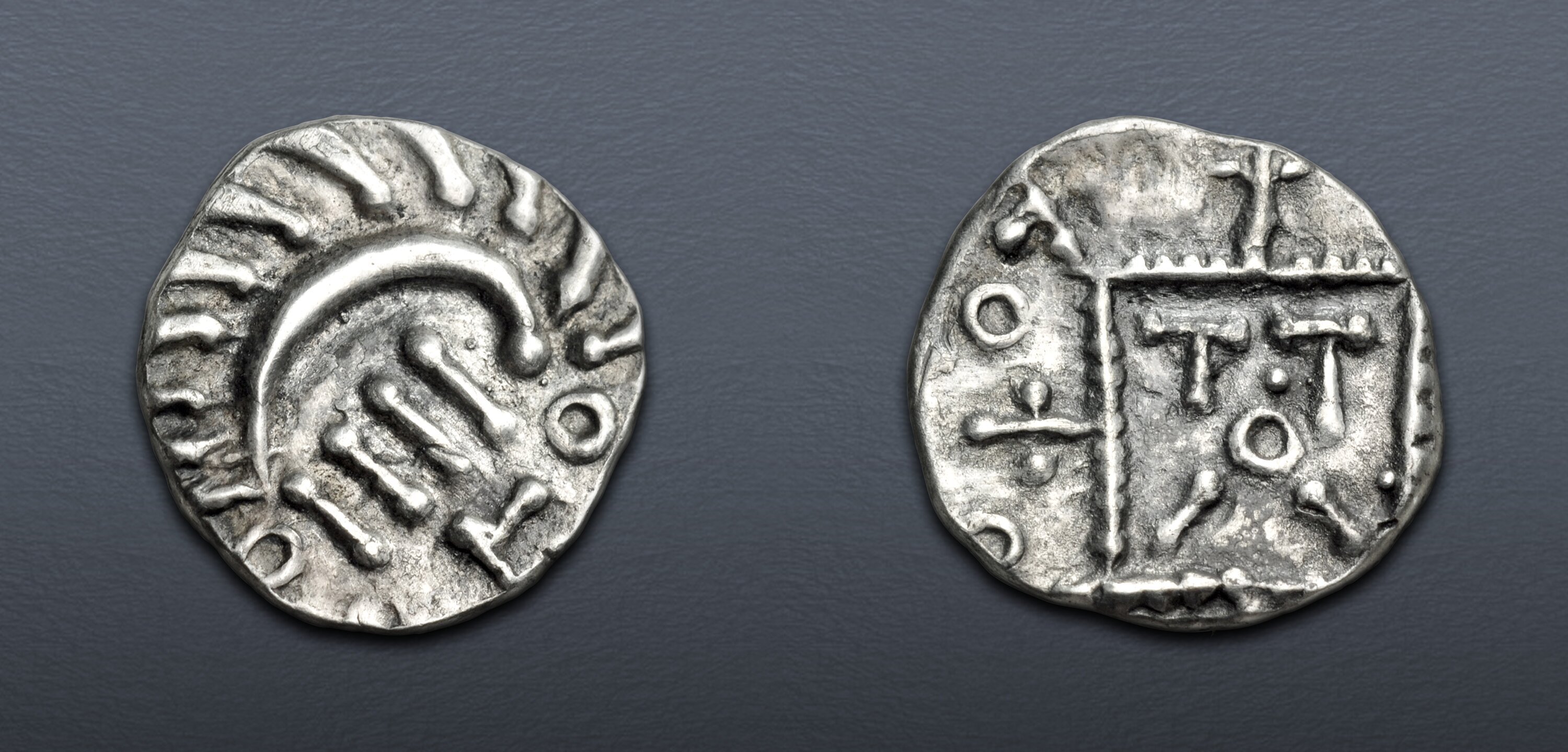 ANGLO-SAXON, Continental Sceattas. Circa 715/20-740. AR Sceat (11mm, 1. ...