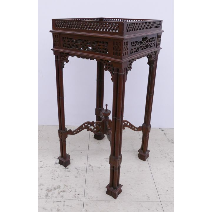 Chippendale Style Square Plant Stand- 27x13''
