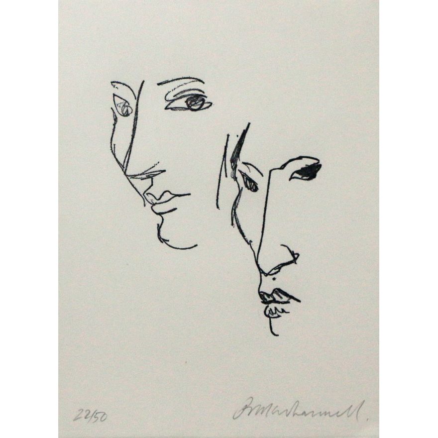 Richard McWhannell  'Untitled - two faces'