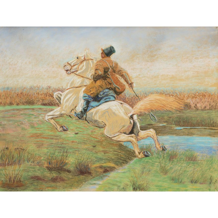 MN naśladowca Józefa Chełmońskiego | Posłaniec, 1928 r.