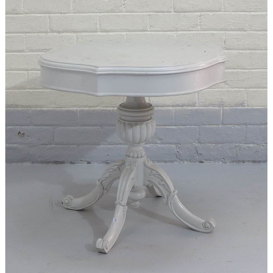 PAINTED LAMP TABLE