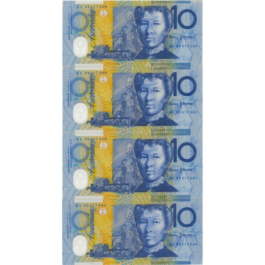 Fraser/Evans, Ten Dollars, 1993,  UNC
