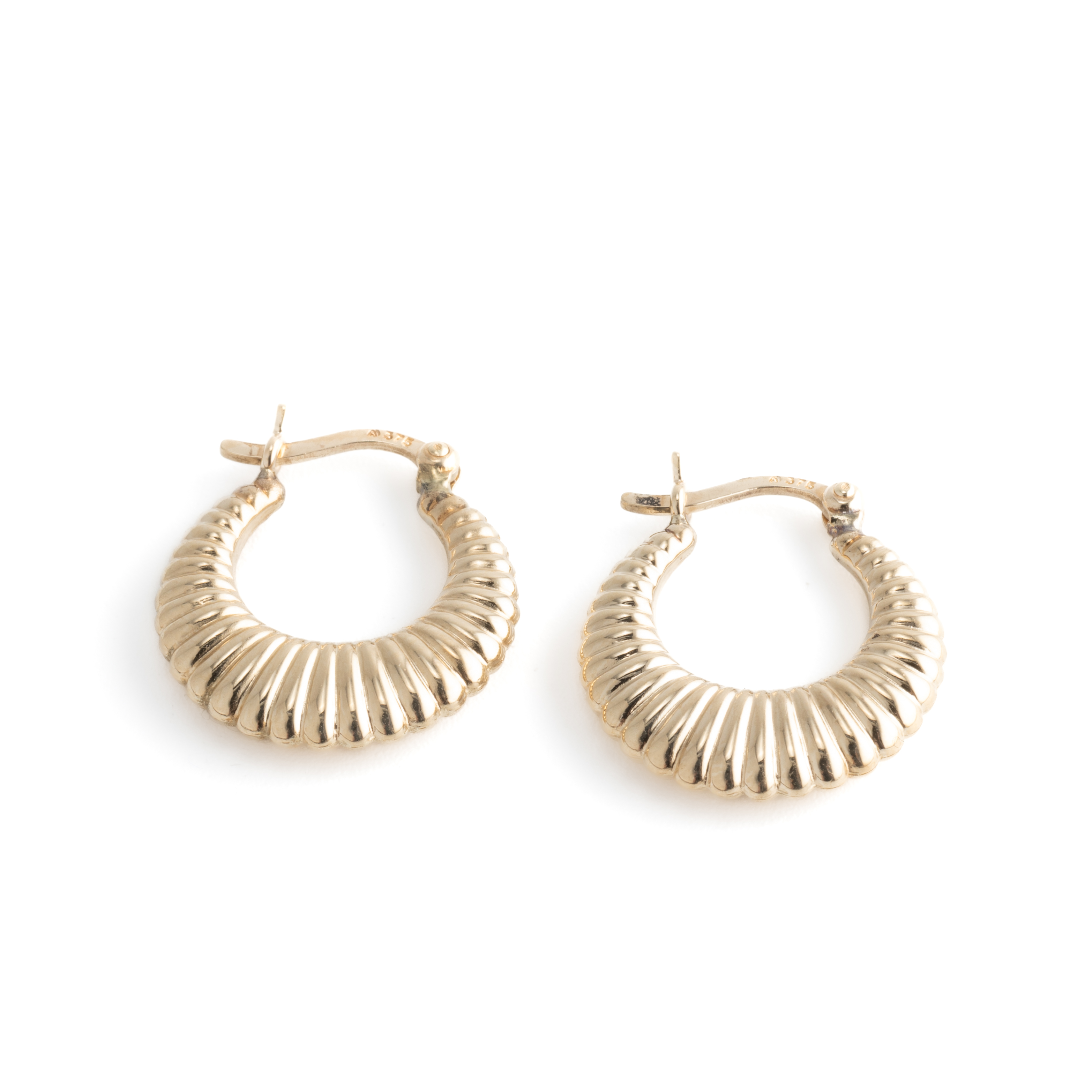 73 · Hoop Earrings 9ct Gold
