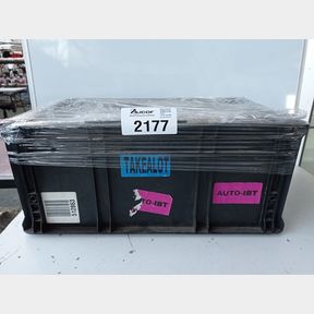 TOTE OF ASSORTED GOODS''THESE ITEMS MAY INCLUDE OPEN BOX- DEFECTIVE OR INCOMPLETE ITEMS'' BUYERS BEWARE!(PLASTIC CRATE NOT FOR SALE)
