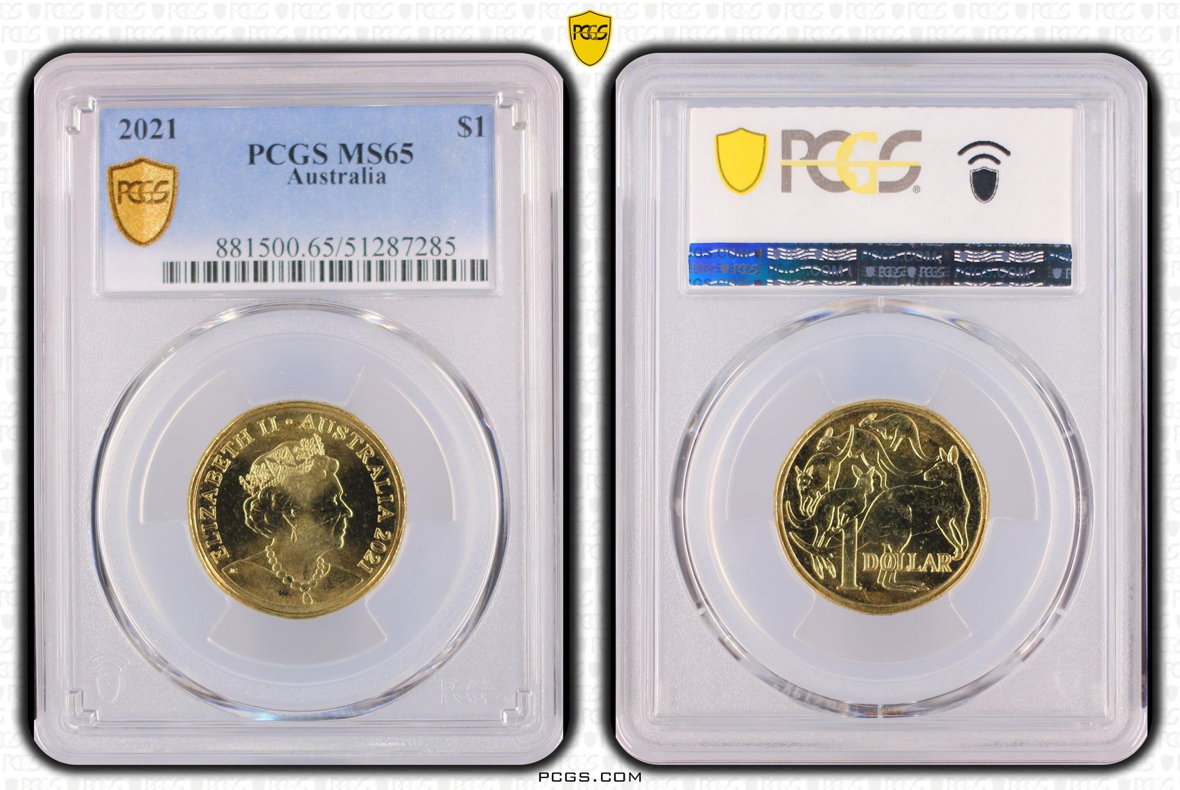 288 · Low Mintage, One Dollar, 2021, PCGS MS65