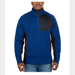 SPYDER HALF ZIP SWEATER GAIT KNIT PULLOVER JACKET SIZE L