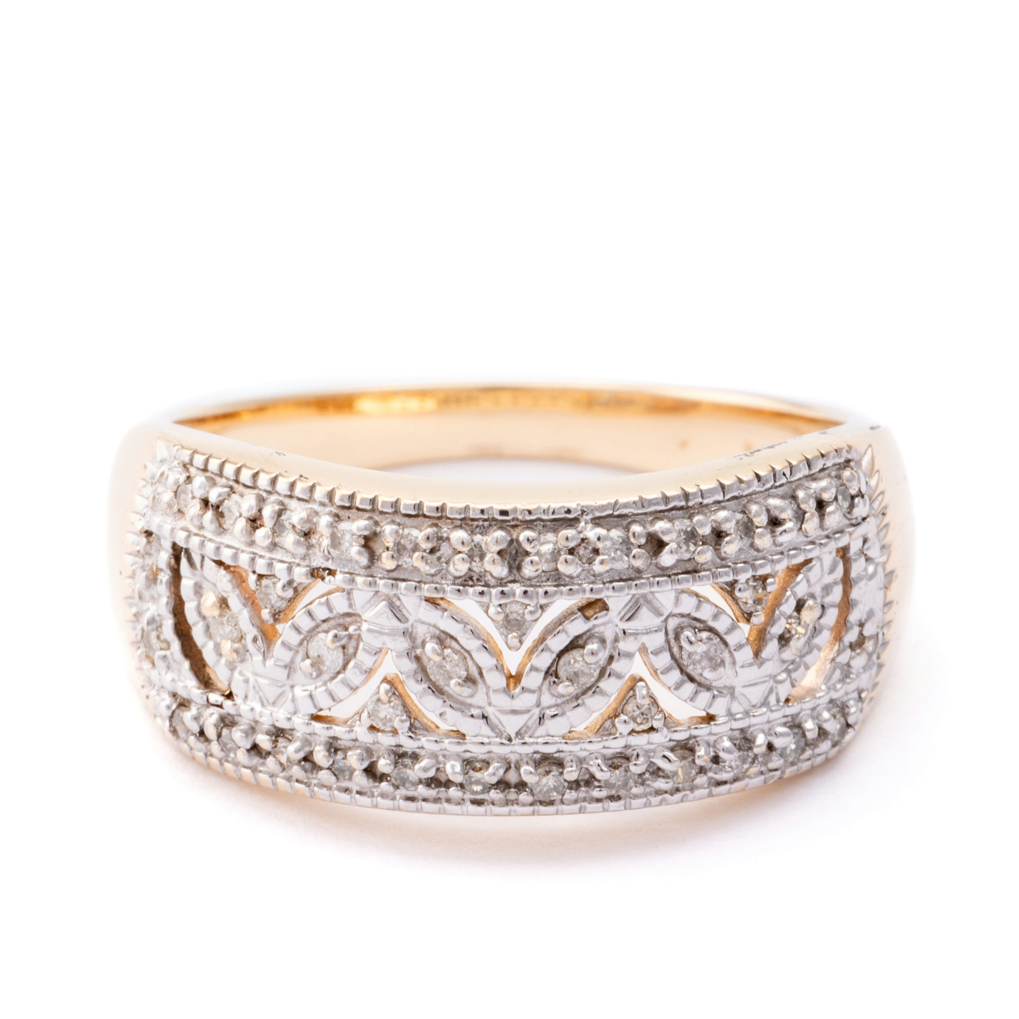Diamond Ring 9ct Gold,