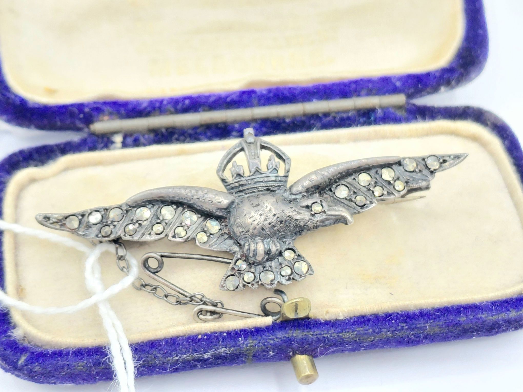 Australian Silver Sweetheart Brooch