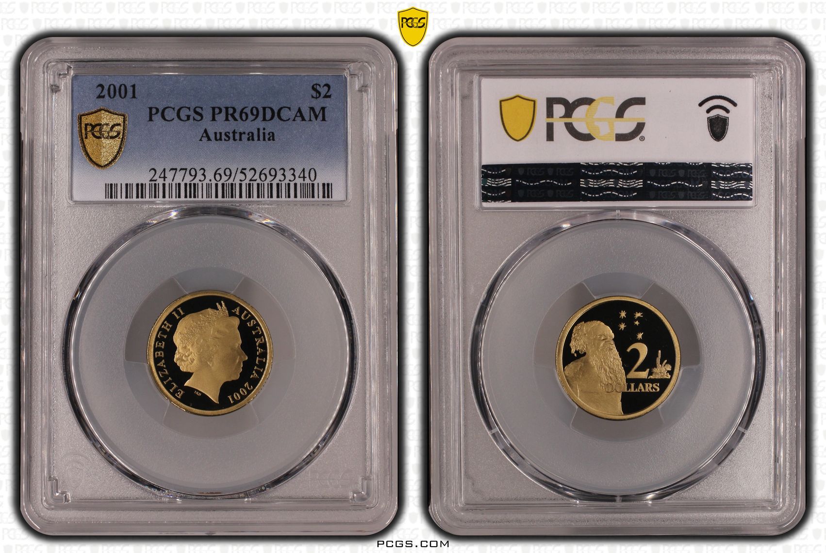 Two Dollar, 2001, PCGS PR69DCAM