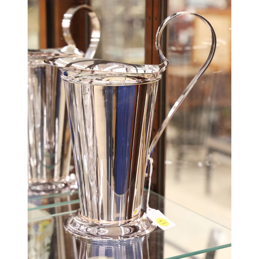 Swid Powell Designer Silver Plated Water Pitcher 11.5''