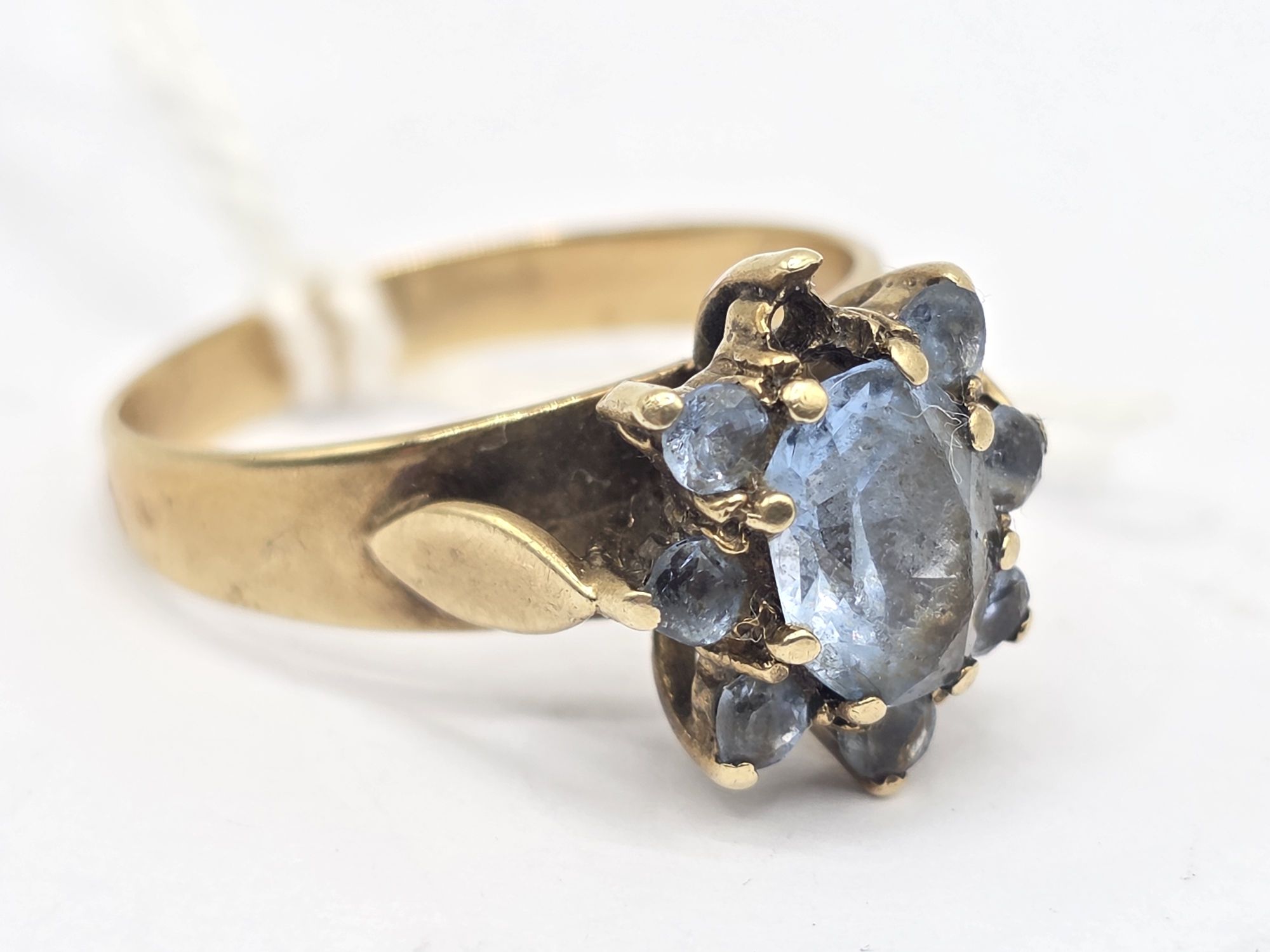 9ct Aquamarine Dress Ring