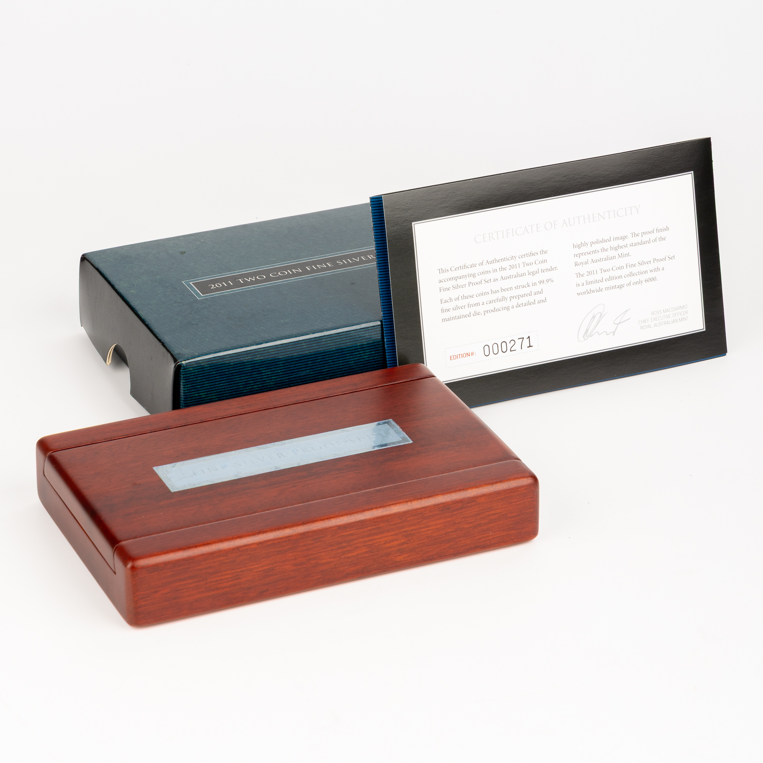 Elizabeth II, RAM - Two-Coin Set, One Cent - Two Cents, 2011, FDC