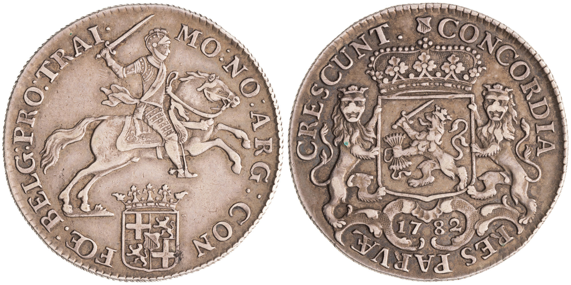 Netherlands, Province of Utrecht, Half Ducaton, 1782, Fine