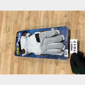 2PK MECHANIX WEAR LEATHER GOATSKIN GLOVES SZ LRG