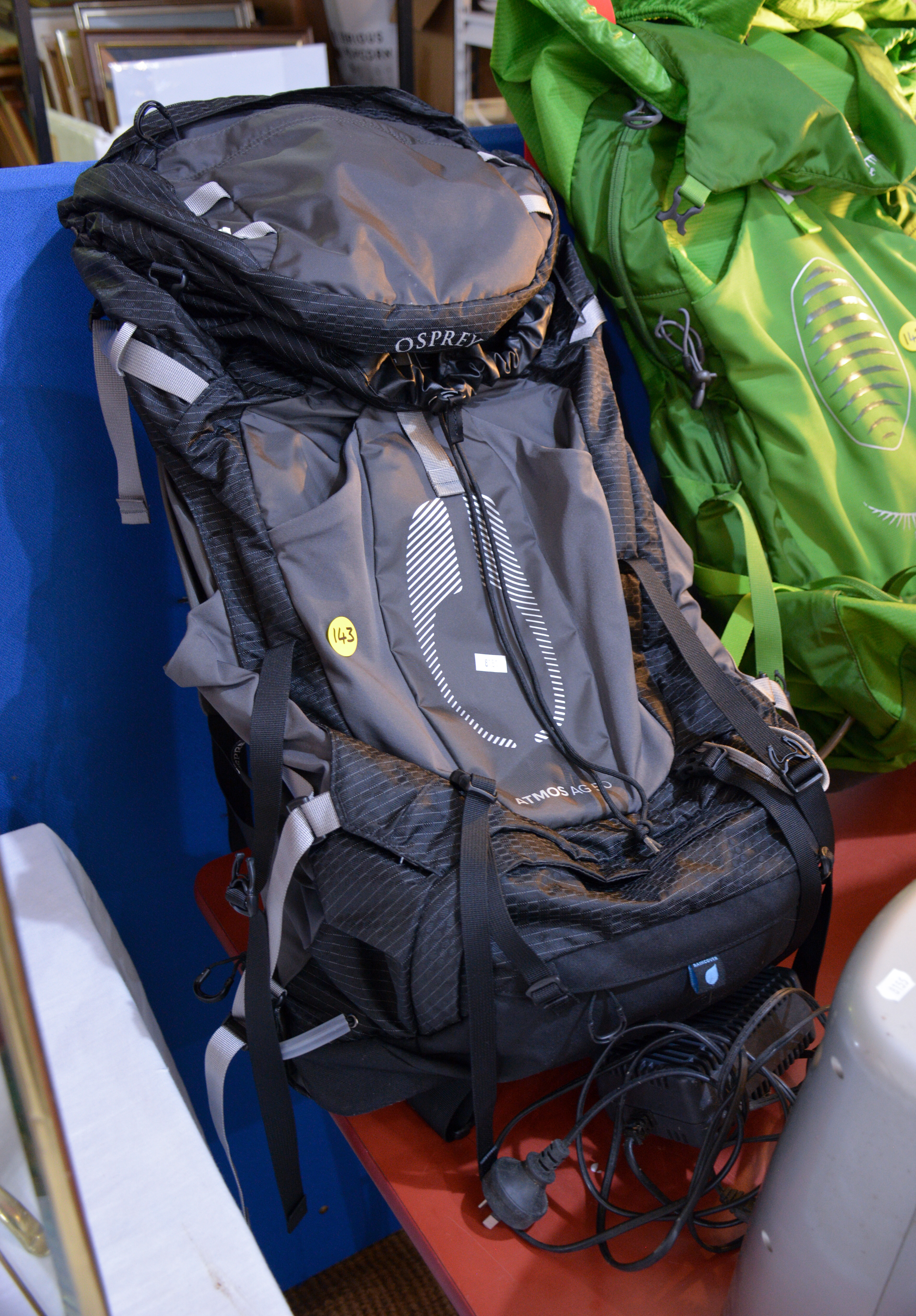 Osprey Atmos AG 50 Male Tramping Bag — sold at auction in New Zealand for $200