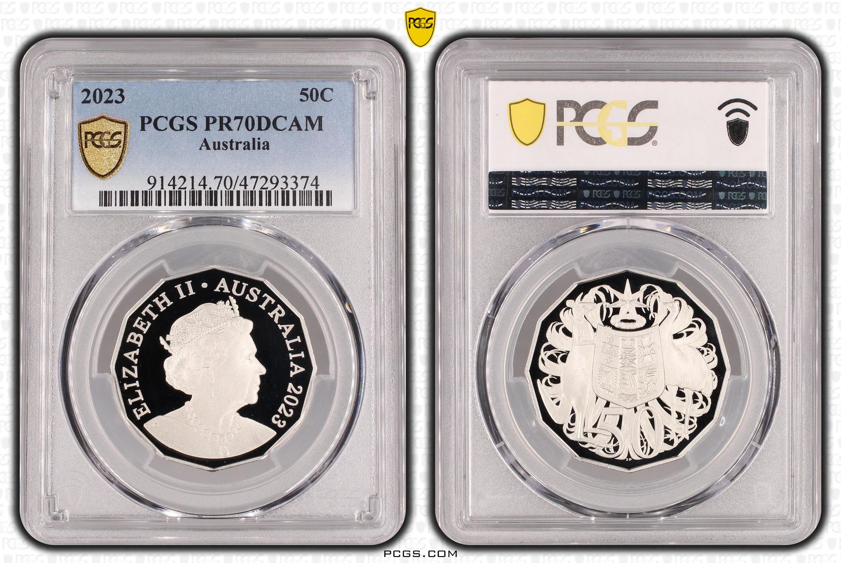 Fifty Cent, 2023, PCGS PR70DCAM