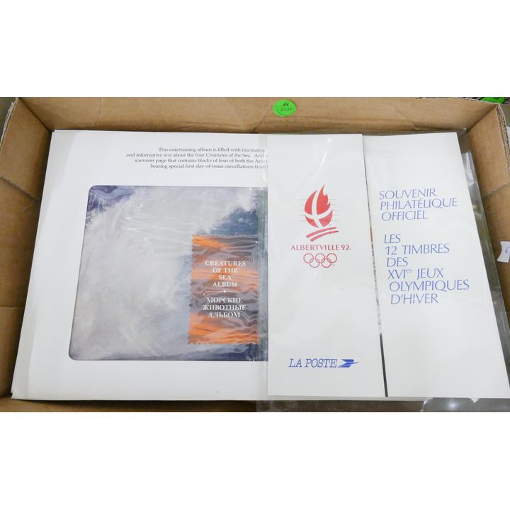 Box Russian Comm. Stamp Sets etc.