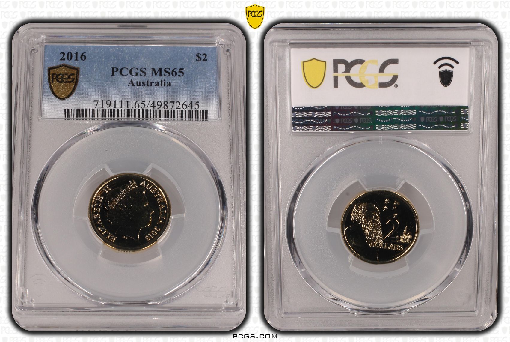 431 · Elizabeth II, Two Dollar, 2016, PCGS MS65
