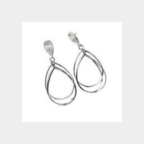 Silver Designer Dangle Bar Earrings -- 51743/2863 AS B1 (S3)