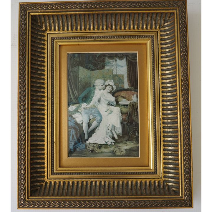 FRAMED PRINT ON GLASS