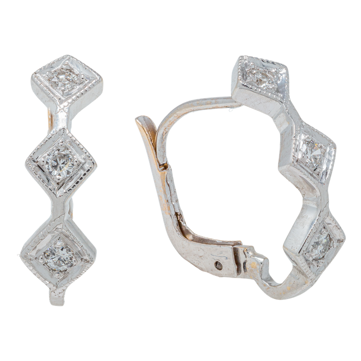 ARETES CON DIAMANTES