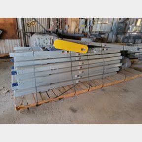 8 sections conveyor tables, bleting, motor and drive table