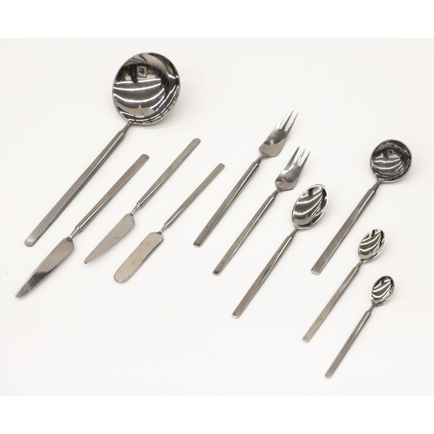 116pc Erik Herlow ''Obelisk'' Danish Stainless Flatware