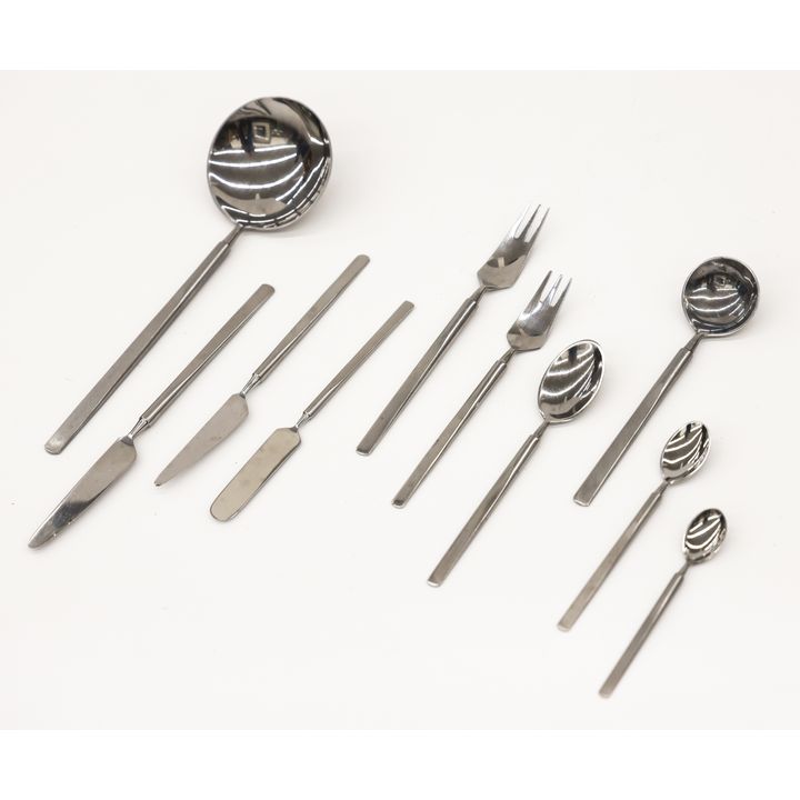 116pc Erik Herlow ''Obelisk'' Danish Stainless Flatware