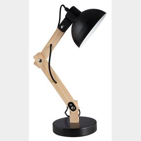 Bright Star Lighting Metal And Wood Desk Lamp Black Tl193 black |