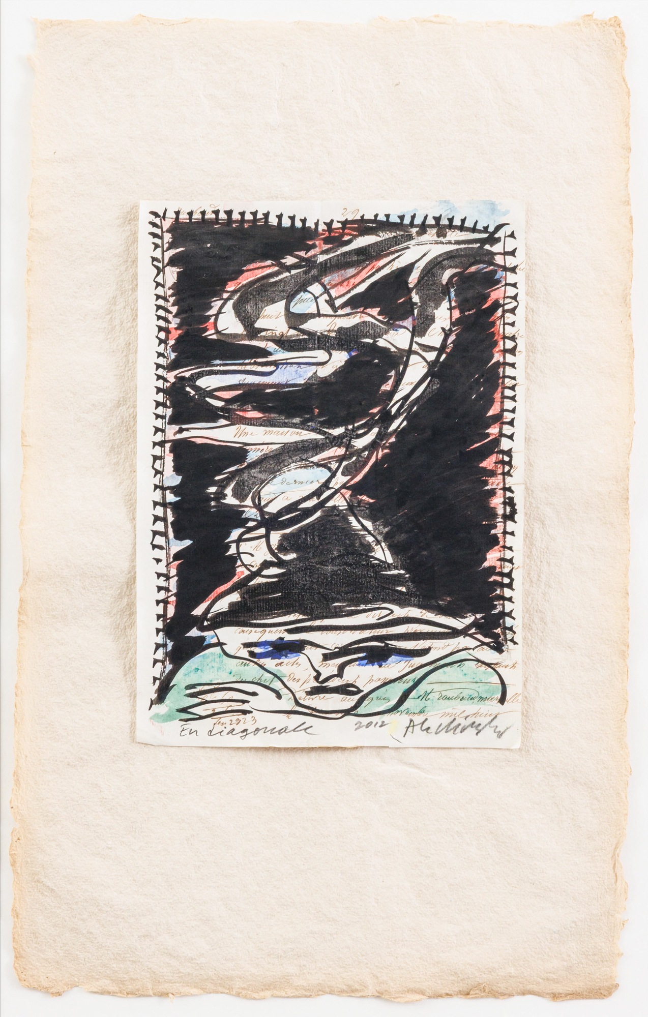 Pierre alechinsky (°1927) – kavel bij Bernaerts, Antwerp